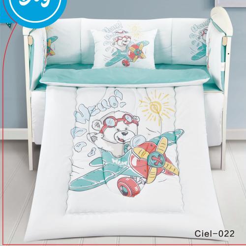 مفرش مواليد حواجز 5قطع