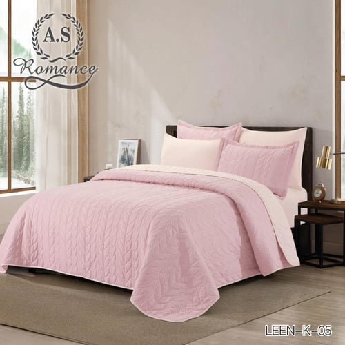 مفرش لين مضغوظ نفرين6قطعة