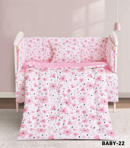 مفرش مواليد حواجز 5قطع