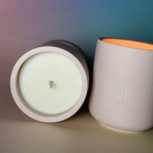 شمعة الصويا برائحة اللافندر