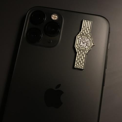 ملصق معدني | ساعة