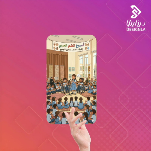 بطاقات توزيعات أشراك الصم تمكين للجميع