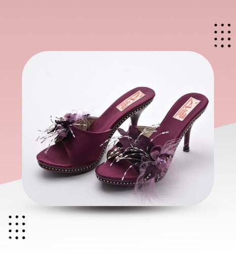 شبشب عرايسي كعب وسط 216