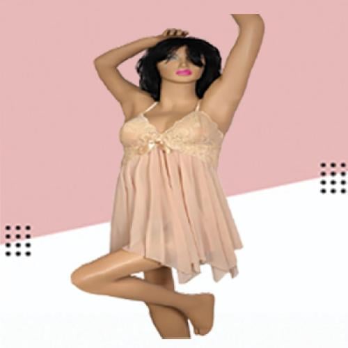 بيبي دول عرايسي قصير مع كلسون رقم الموديل 1476