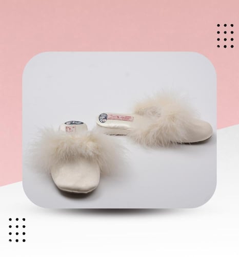 شبشب عرايسي كعب واطي بريش 153