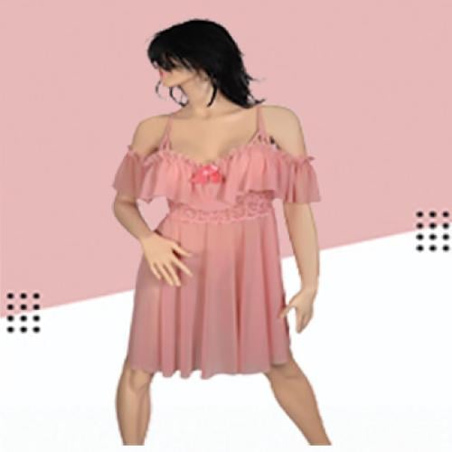 بيبي دول عرايسي قصير مع كلسون 1463