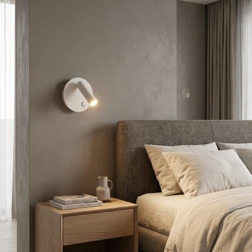 Wall-mounted battery light