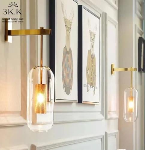 اباليك جداري ذهبي