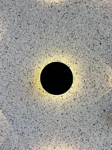 جداري دائري مودرن خارجي