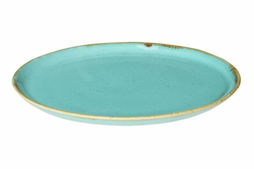 صحن بيتزا سيراميك تركواز 32 سم