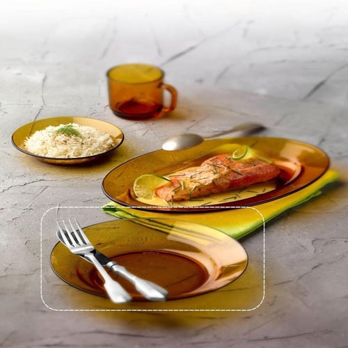 صحن 23.5سم عسلي فرنسي DURALEX