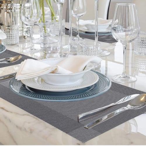 مجموعة مفارش طاولة (6 قطع) - قابلة للغسل