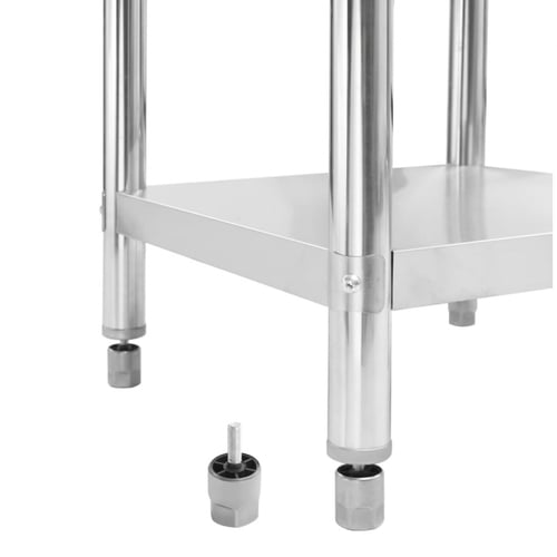 طاولة استيل 120x60x85 cm