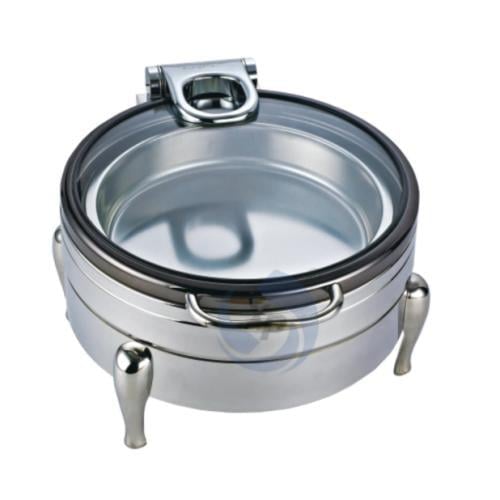 سخان بوفيه هيدروليك دائري فضي و أسود