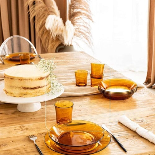 صحن 19 سم عسلي فرنسي DURALEX