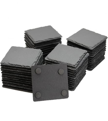 لوح تقديم حجر مربع 10*10 سم