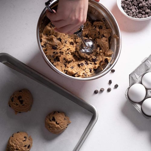 ملعقة ايس كريم مقاس 4 cm استيل