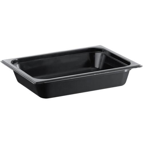 حوض خدمة ميلامين اسود GN TRAY 1/2 6.5 CM