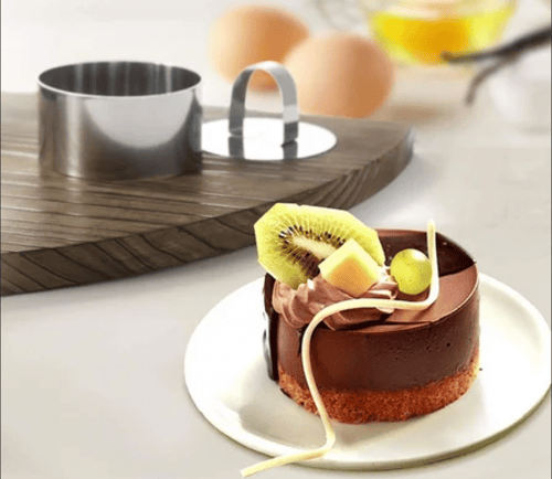 حلقة كيك دائرية قابلة للتعديل قابل للسحب من الفولا...