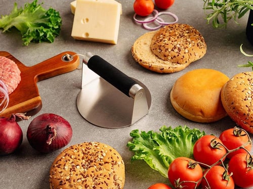 مكبس برجر سماش من الفولاذ المقاوم للصدأ