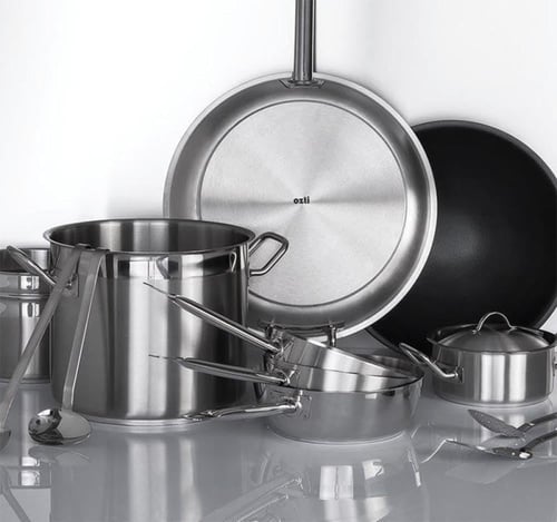 قدر منخفض استيل تركي 36*17سم 16 لتر INDUCTION