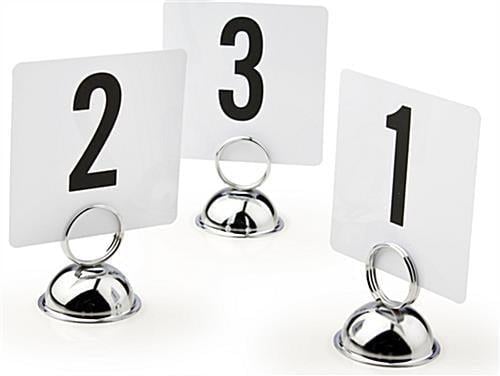 ارقام طاولة بلاستيك من 1-100