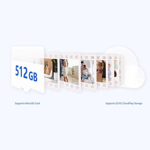 EZVIZ H6c – كاميرا Wi-Fi ذكية بدقة 1080p وتحريك شا...