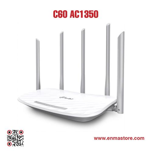 راوتر آرتشر C60 AC1350 ثنائي النطاق واي فاي