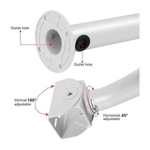 حامل كاميرا مراقبة خارجي بطول 50 سم – قاعدة تثبيت...