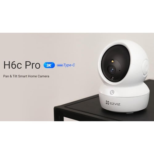 كاميرا أمان داخلية ذكية EZVIZ H6c Pro 3K بان وتلت...