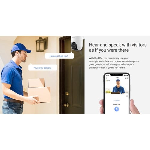 كاميرا EZVIZ H8c بدقة 1080p متحركة (Pan Tilt) خارج...