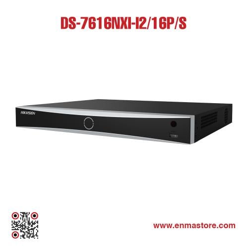 مسجل فيديو شبكي NVR من Hikvision DS-7616NXI-I2/16P...