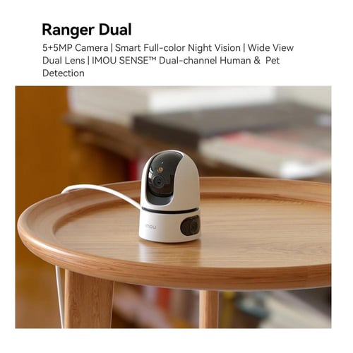 كاميرا ذكية مزدوجة العدسة رينجر IPC-S2XN-6M0WED بد...