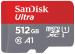 كرت ذاكرة SanDisk 512GB microSD للتخزين عالي السعة