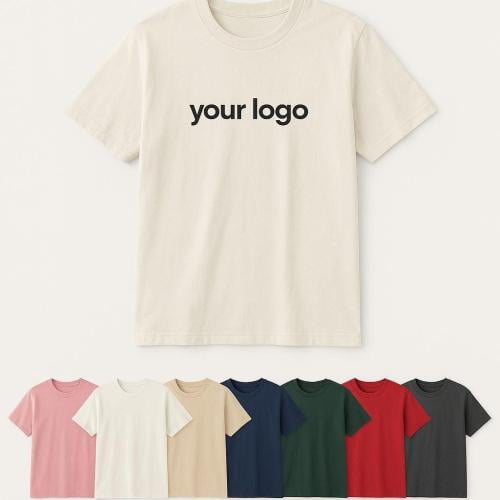 تي شيرت طباعة لوقو او تطريز