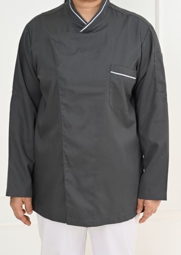 بالطو شيف رمادي غامق Dark Grey Chef Coat