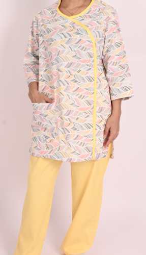 يونيفورم عاملات Yellow Zebra أصفر زيبرا