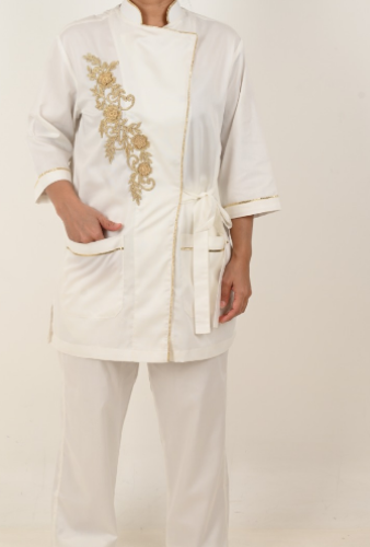 زي عاملات ضيافة ذهبي Elegant فاخر