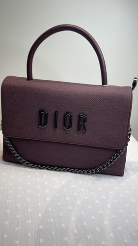 حقيبة جلد قماشي