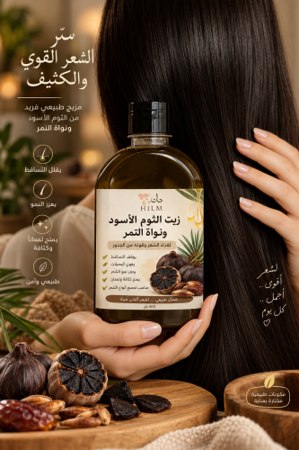 زيت الثوم الأسود