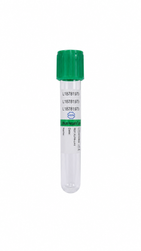 أنبوبة هيبارين ليثيوم Lithium Heparin Tube 100pcs