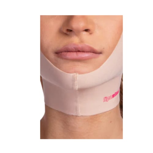 مشد بعد عملية شفط الدهون للوجه والرقبه والدقن ليبو...