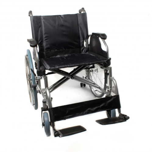 كرسي معاقين عريض استيل كفر كبير - موديل 951B
