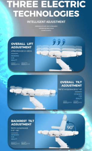 كرسي تجميل وجلدية كهربائي موديل DP-G901C