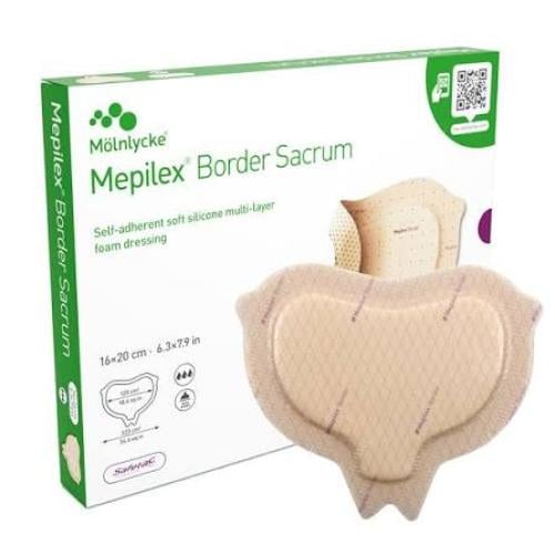 ضماد للتقرحات رغويه سيليكون Mepilex Border Sacrum
