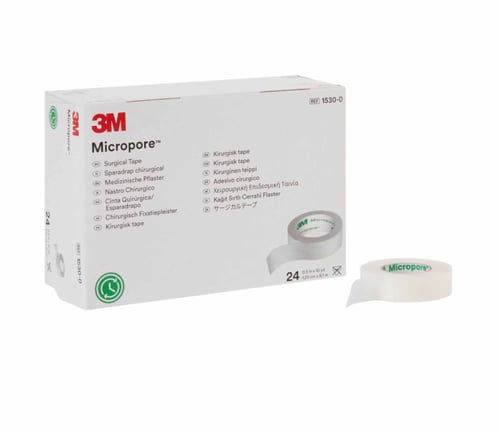 شريط جراحي ميكرو بور ابيض 3M MICROPORE - 1530-0