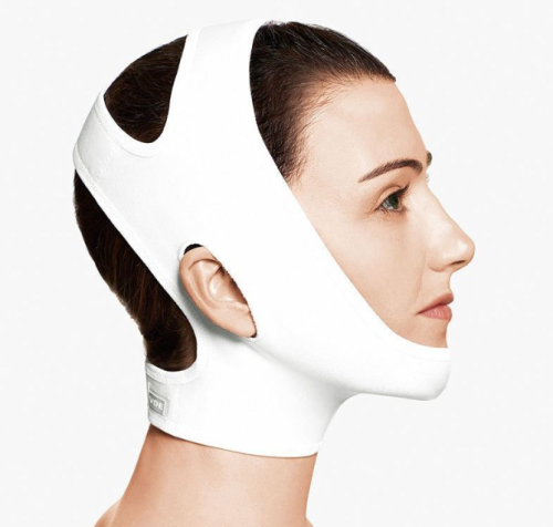 مشد بعد عملية شفط الدهون اسباني للوجه والرقبه والد...