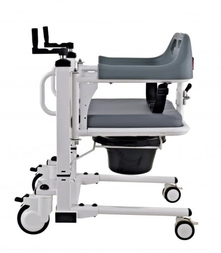 كرسي حمام مطور لكبار السن مع رافعة هايدرولك لنقل ا...