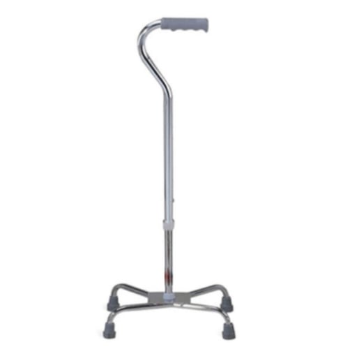 عكاز رباعي ارجل بمقبض منحني