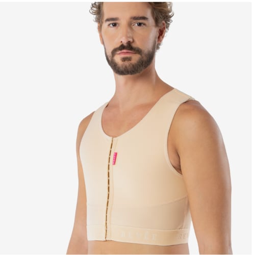 مشد بعد عملية شفط الدهون للصدر رجالي ريفي ايطالي م...